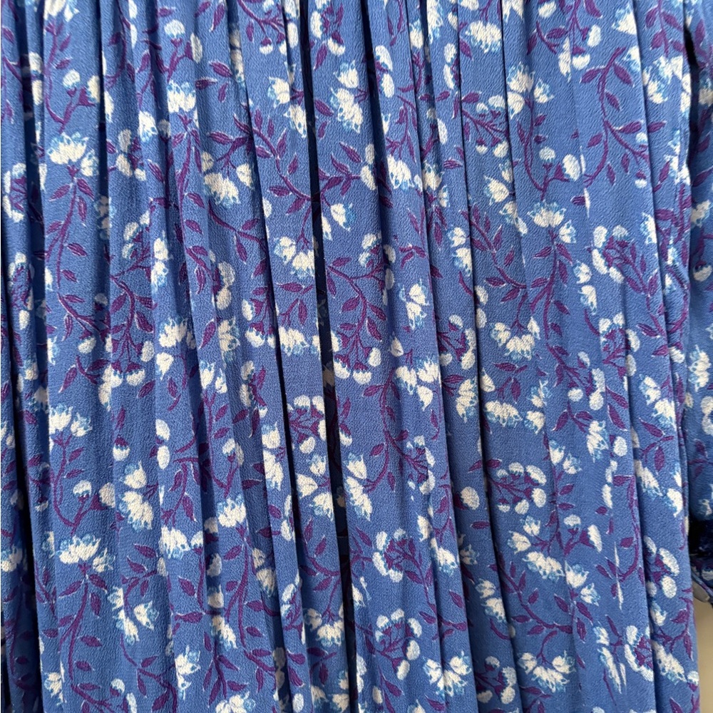 Poupette St. Barth Blue Floral Dress